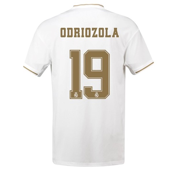Camiseta Real Madrid NO.19 Odriozola 1ª 2019/20 Blanco
